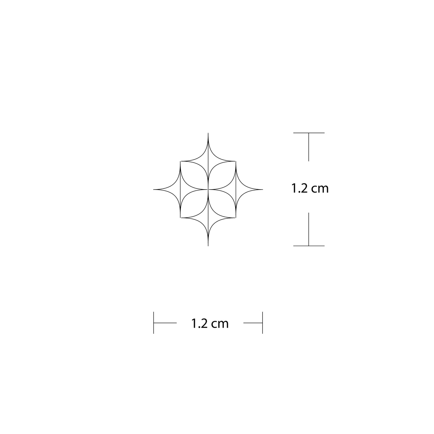 Stellar Stud earrings - Nova - Silver