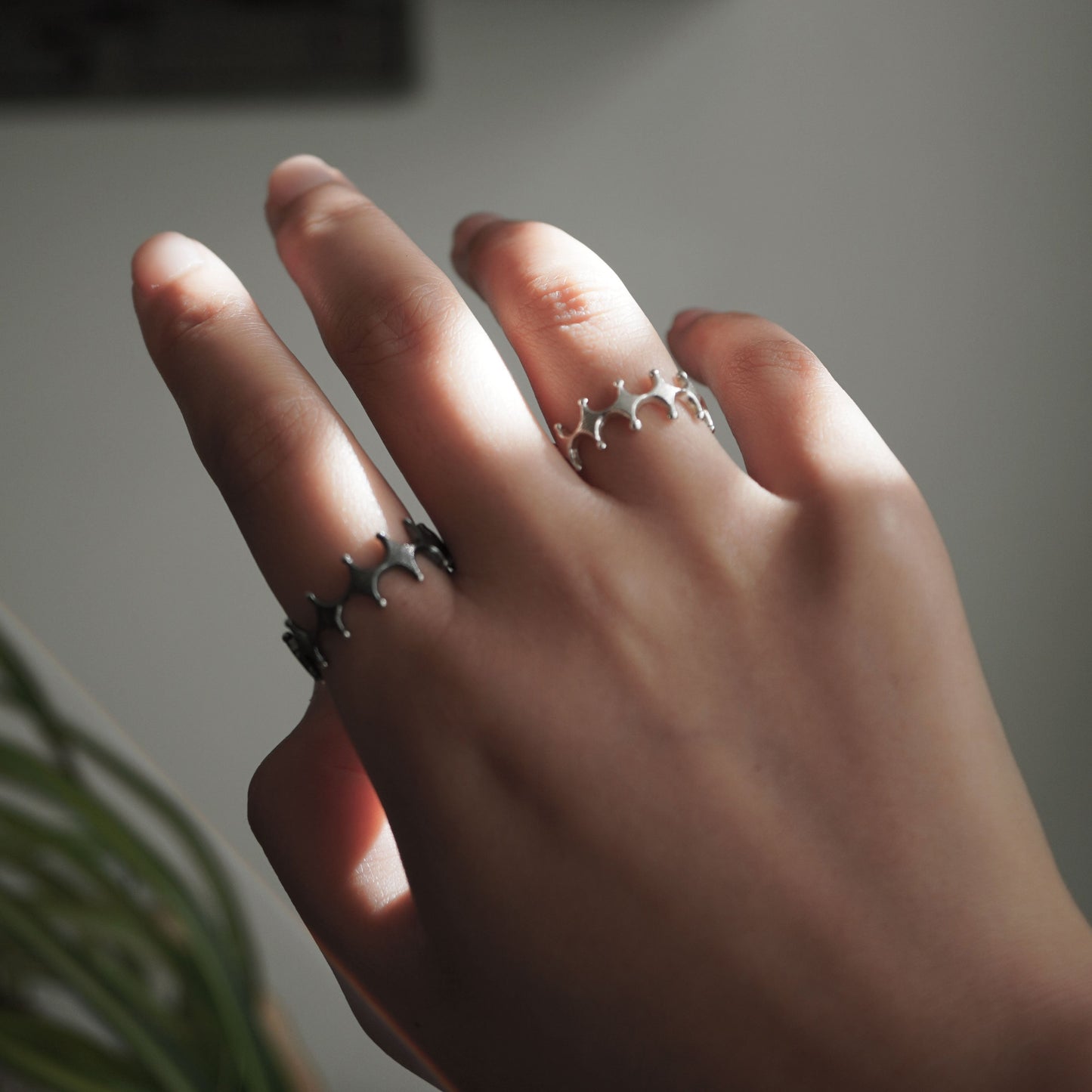 Stella Ring - Crown - Silver