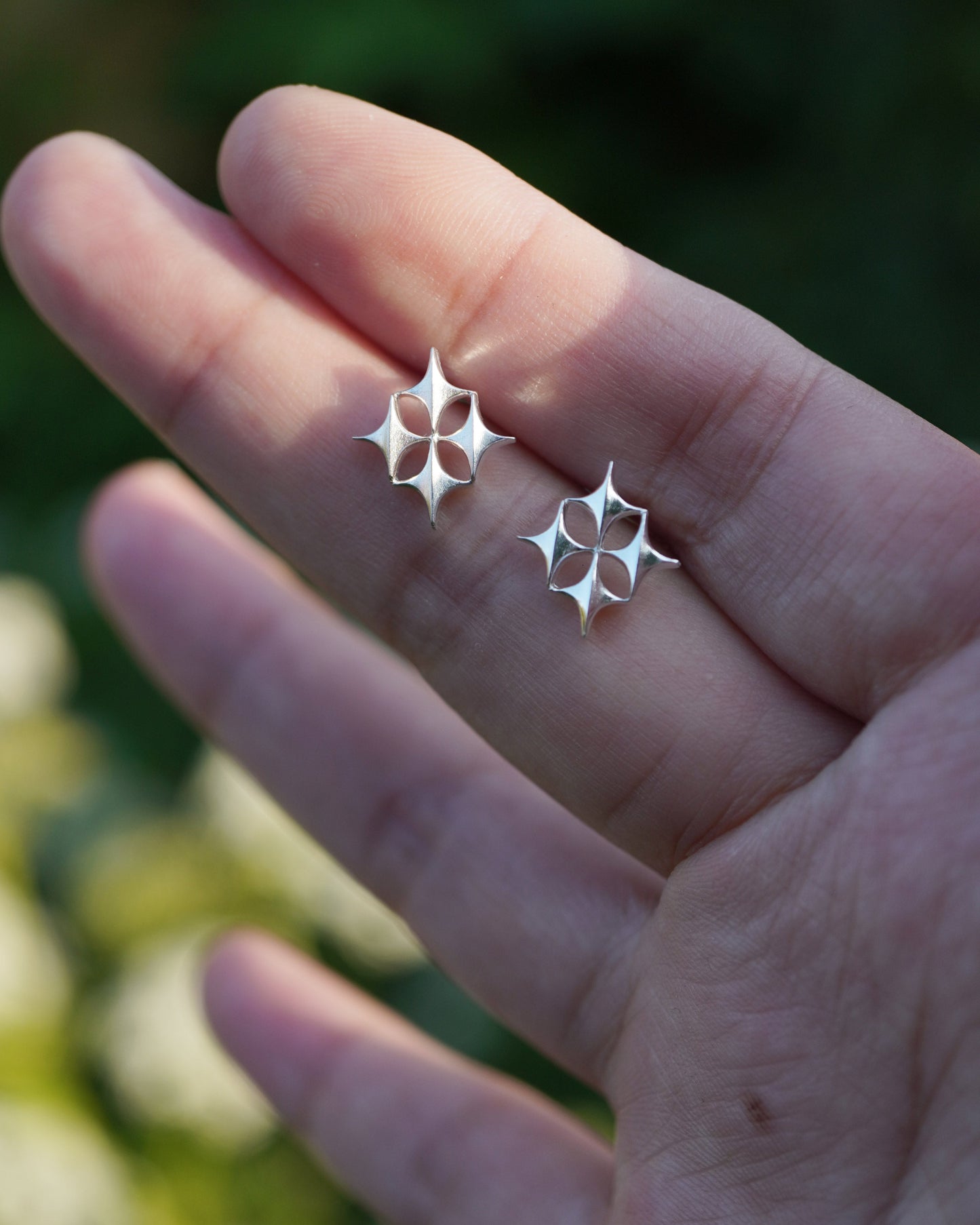 Stellar Stud earrings - Nova - Silver