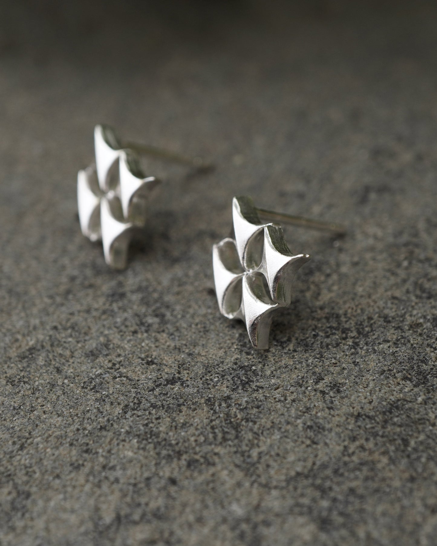 Stellar Stud earrings - Nova - Silver