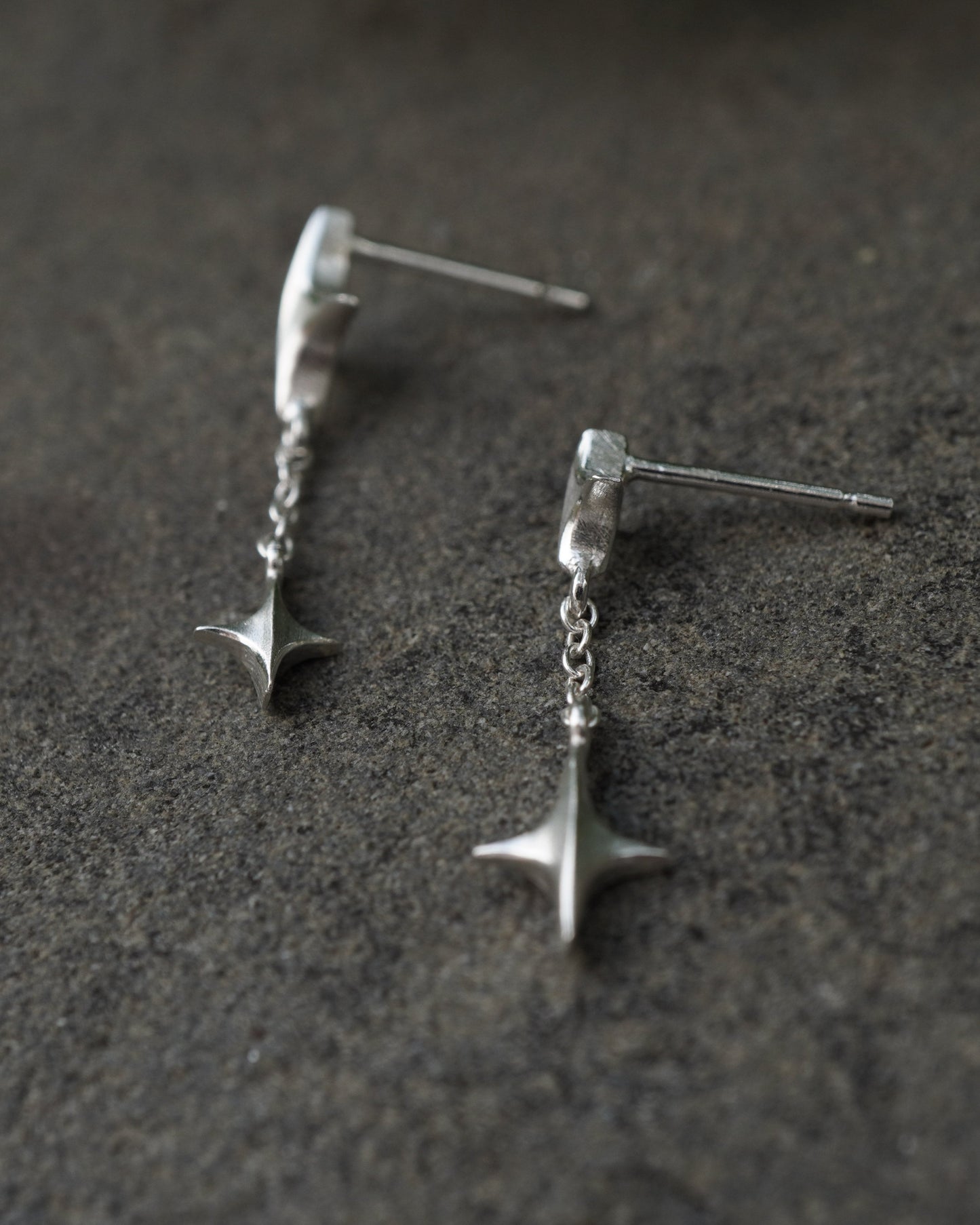 Stellar Drop Earrings - IV - Silver