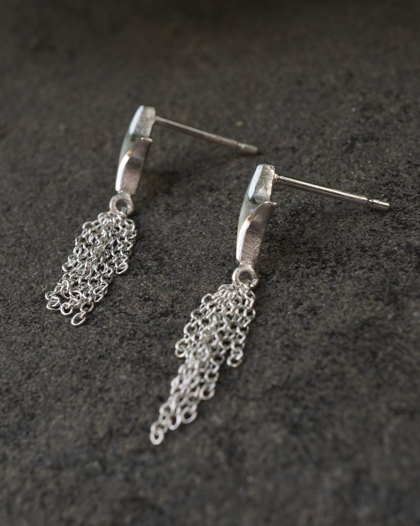Stellar Drop Earrings - Comet - Silver