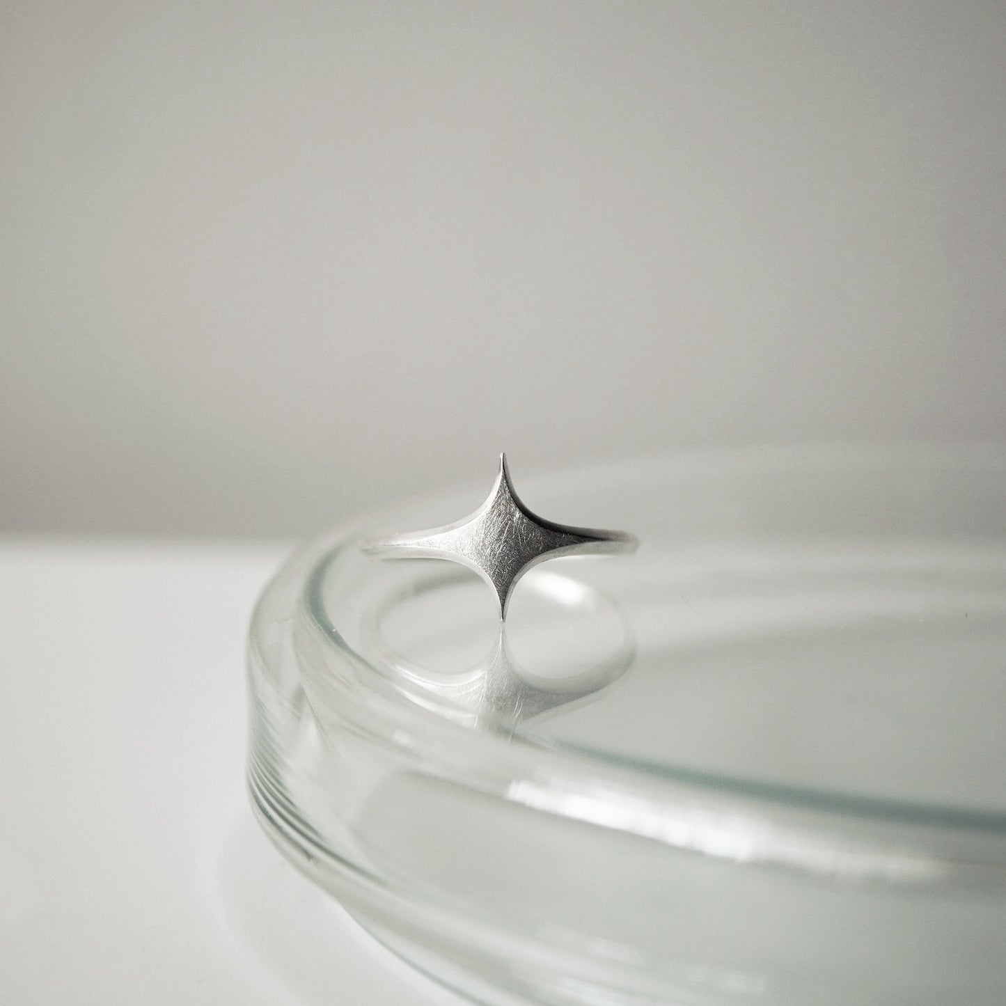 Stella Ring - Flat Brushed Silver