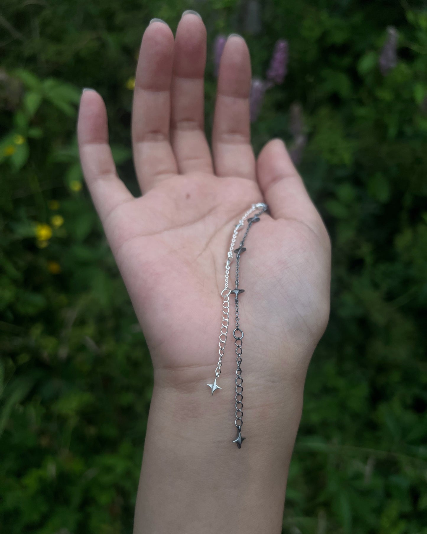 Stella Bracelet - II - Oxidised Silver
