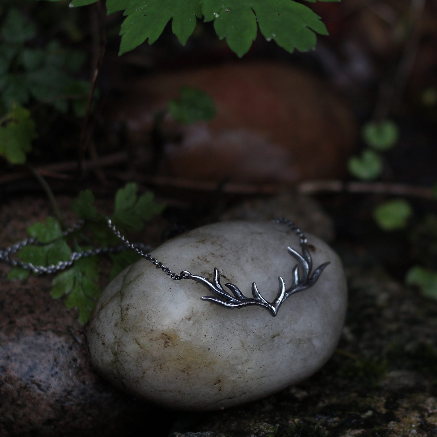 My Deer Necklace - Wilderness - Oxidised Silver