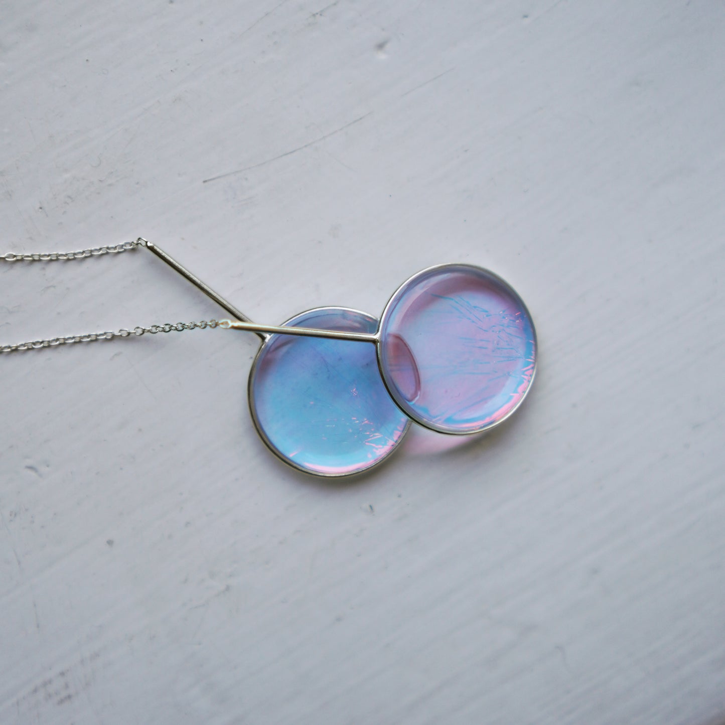 Luna Full Moon Drop Earrings - Lagoon