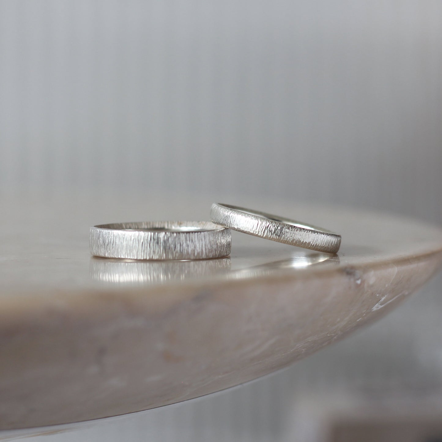 Sunshine Hammered Band - Silver Hammered
