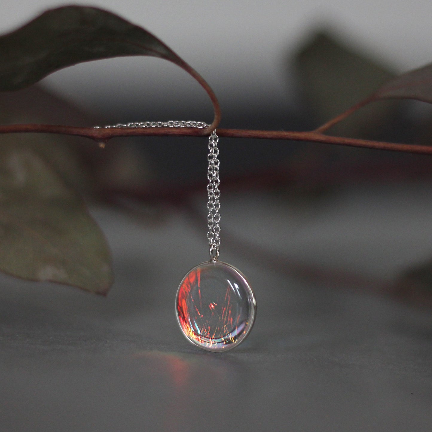 Luna Full Moon Necklace - Lagoon - Aisling Chou Studio