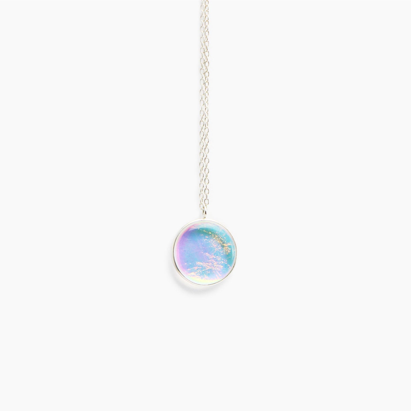 Luna Full Moon Necklace - Lagoon - Aisling Chou Studio