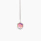 Luna Hexagon Necklace - Lilac - Aisling Chou Studio