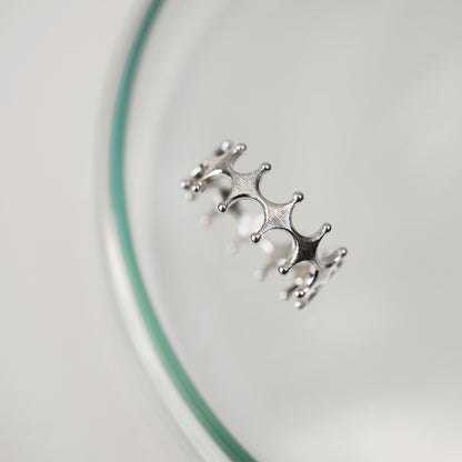Stella Ring - Crown - Silver