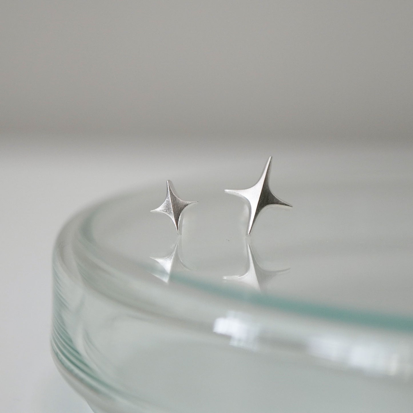 Stella Stud Earrings - Silver
