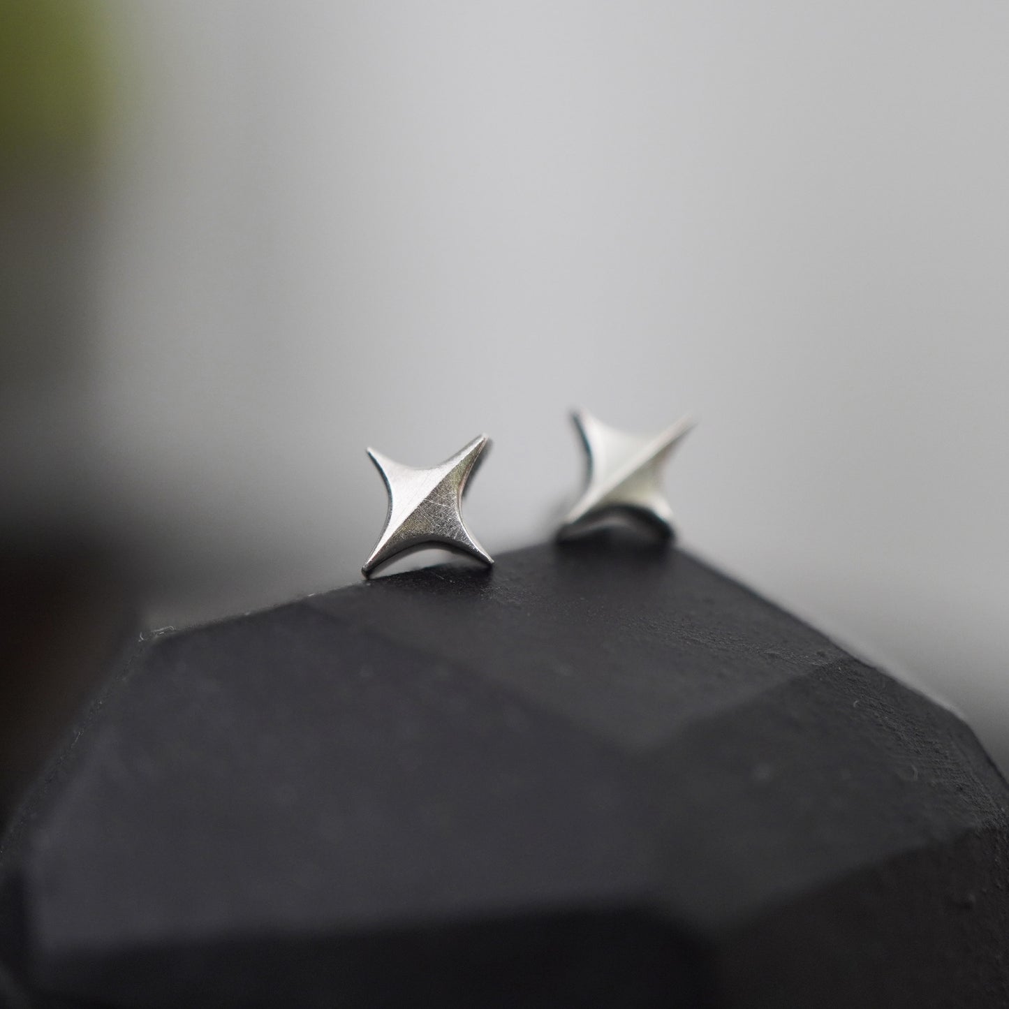 Stella Stud Earrings - Silver