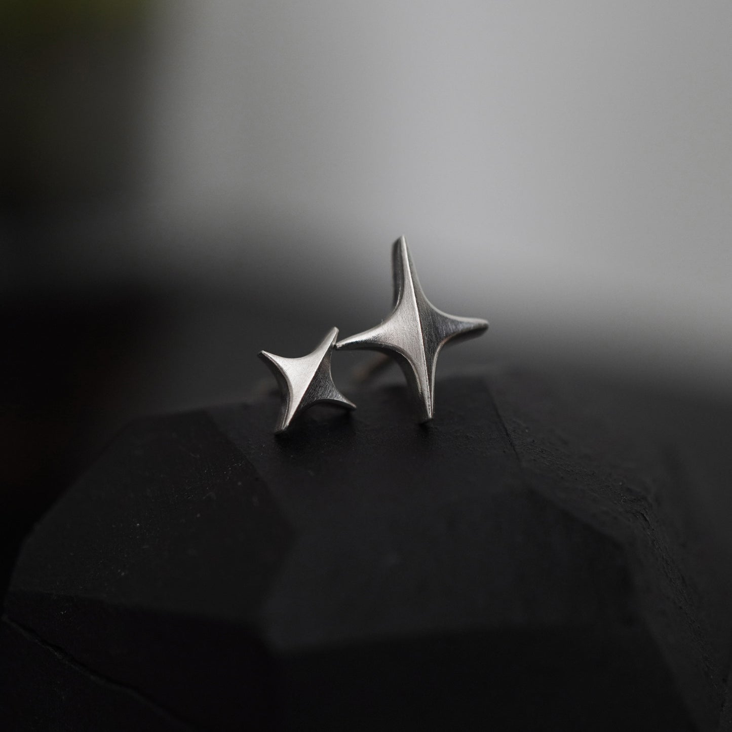 Stella Stud Earrings - Silver