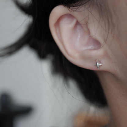 Stella Stud Earrings - Silver
