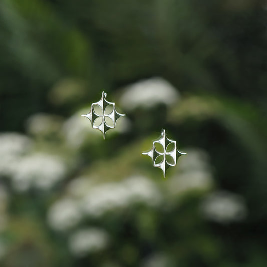 Stellar Stud earrings - Nova - Silver