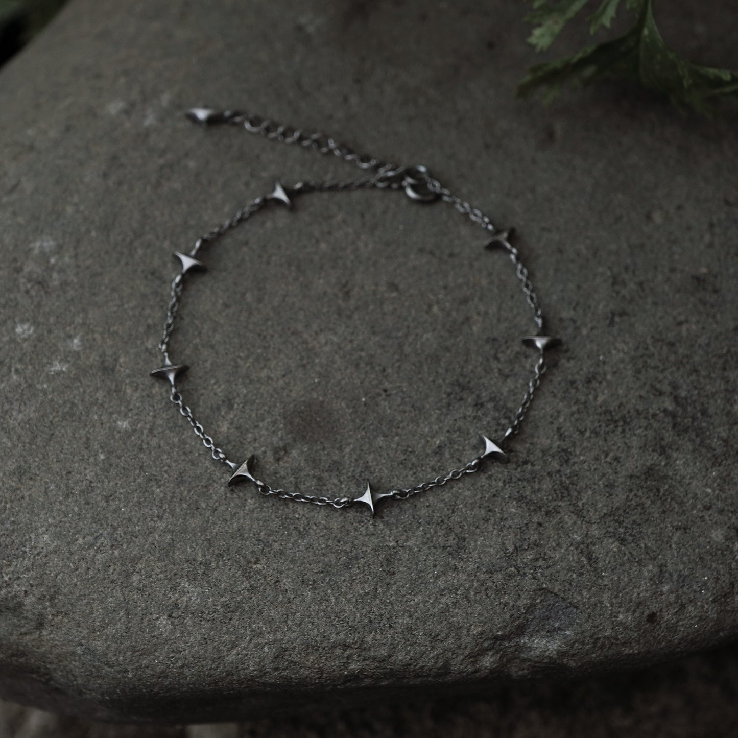 Stella Bracelet - II - Oxidised Silver