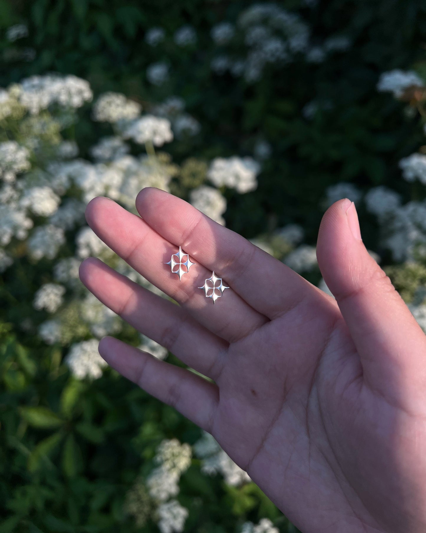 Stellar Stud earrings - Nova - Silver