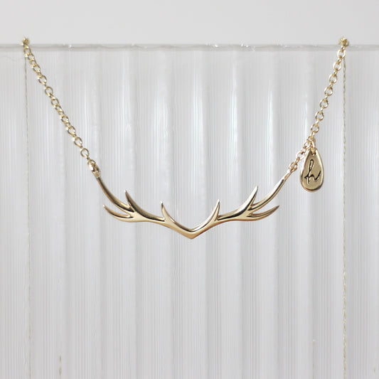 My Deer Necklace - Minimal - Gold