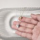Geometric Heart Necklace - Gold