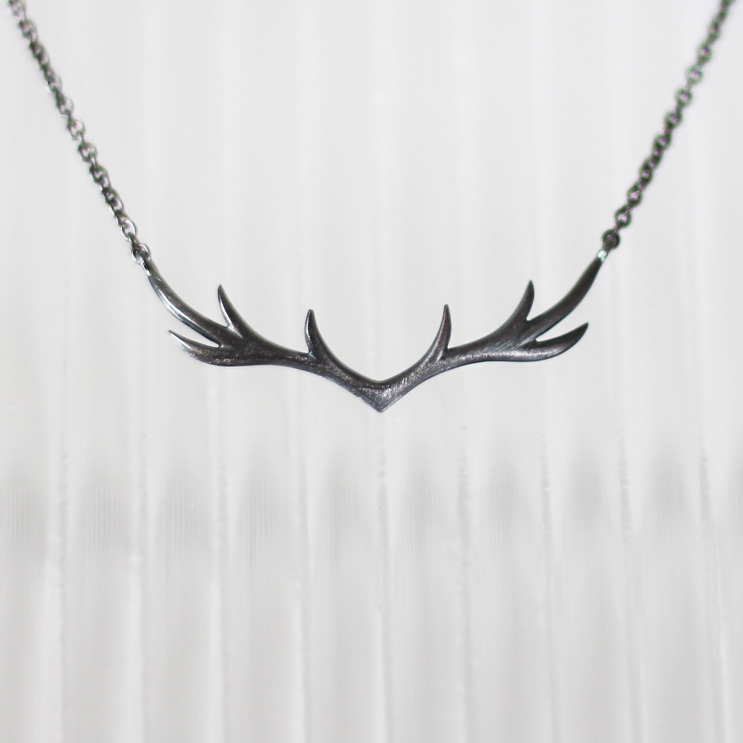 My Deer Necklace - Oxidised Silver