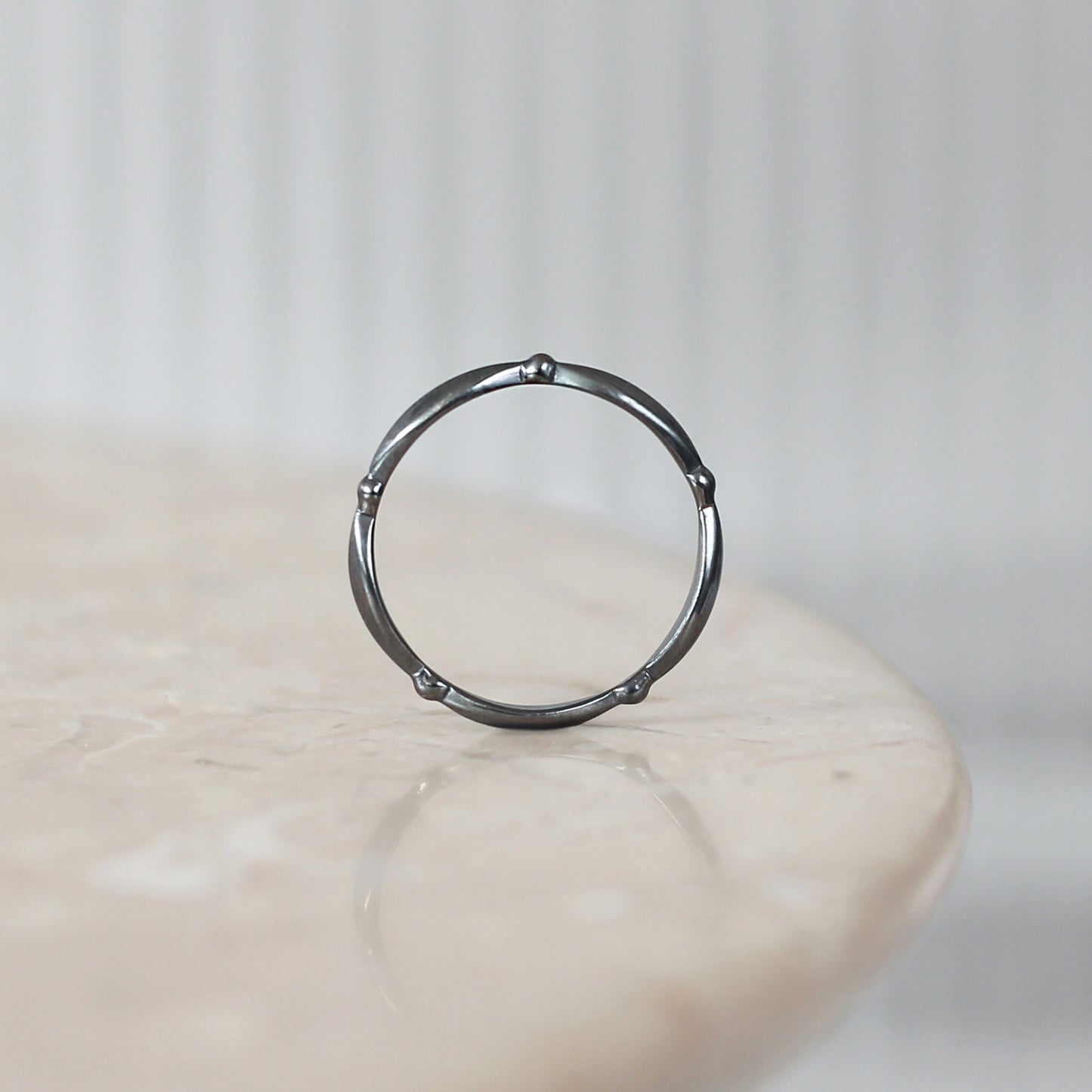 Laurel Leaf Ring - Oxidised