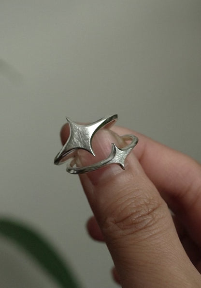 Stella Ring - Flat Brushed Silver