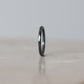 Geometric Faceted Ring 2mm - Silver/Oxidised