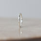 Geometric Faceted Ring 2mm - Silver/Oxidised
