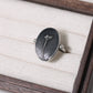 Fossil Mini Daisy Ring - Oxidised Silver