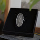 Fossil Large Mini Daisy Ring - Oxidised Silver - Aisling Chou Studio