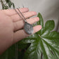 Fossil Leaf Necklace - Oxidised Silver - Aisling Chou Studio