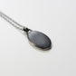 Fossil Leaf Necklace - Oxidised Silver - Aisling Chou Studio