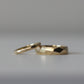 Geometric Faceted Ring - 9ct/18ct Gold, 2mm and 5mm width, side view - Aisling Chou Studio