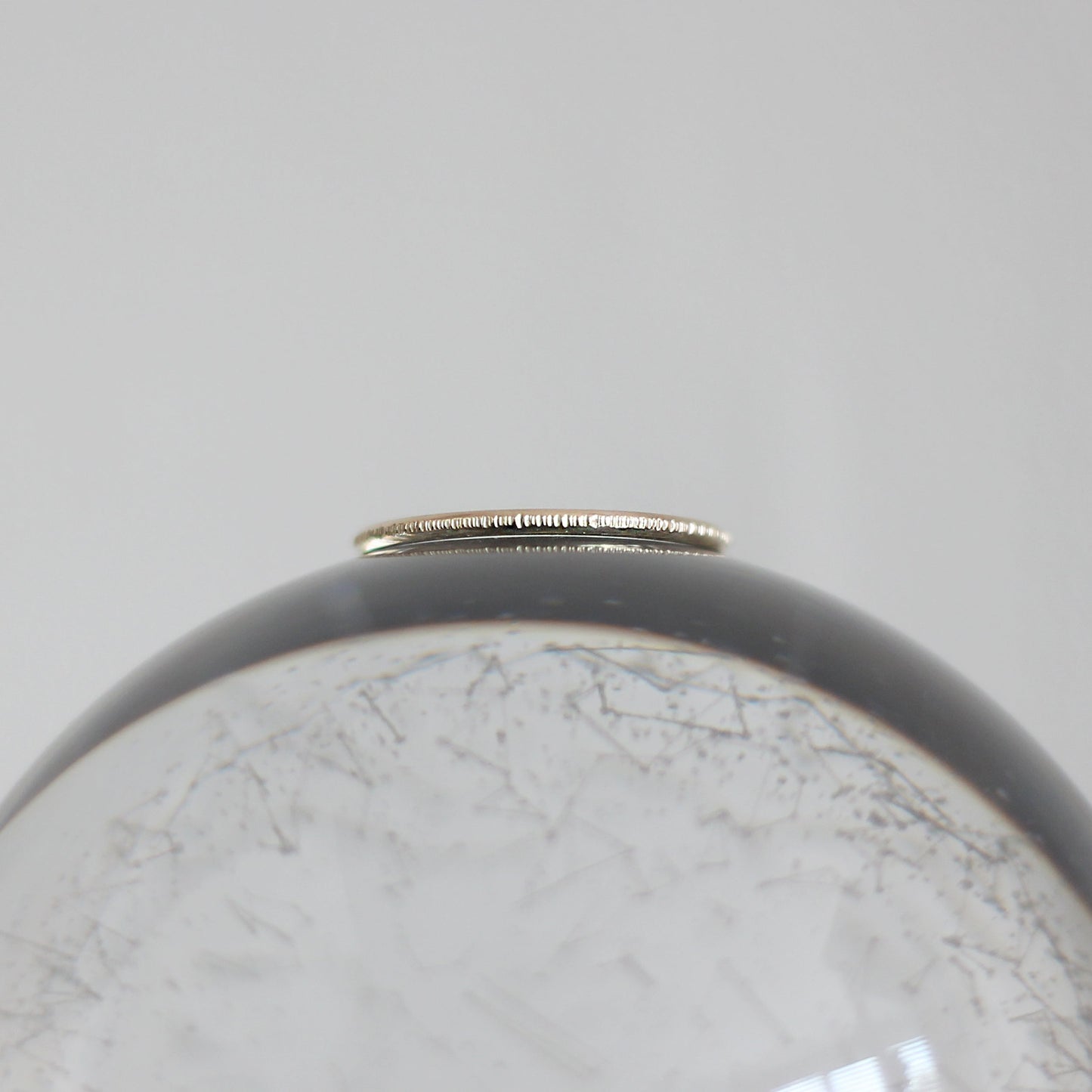 Hammered Ring Chamfered - 9ct Gold - Aisling Chou Studio