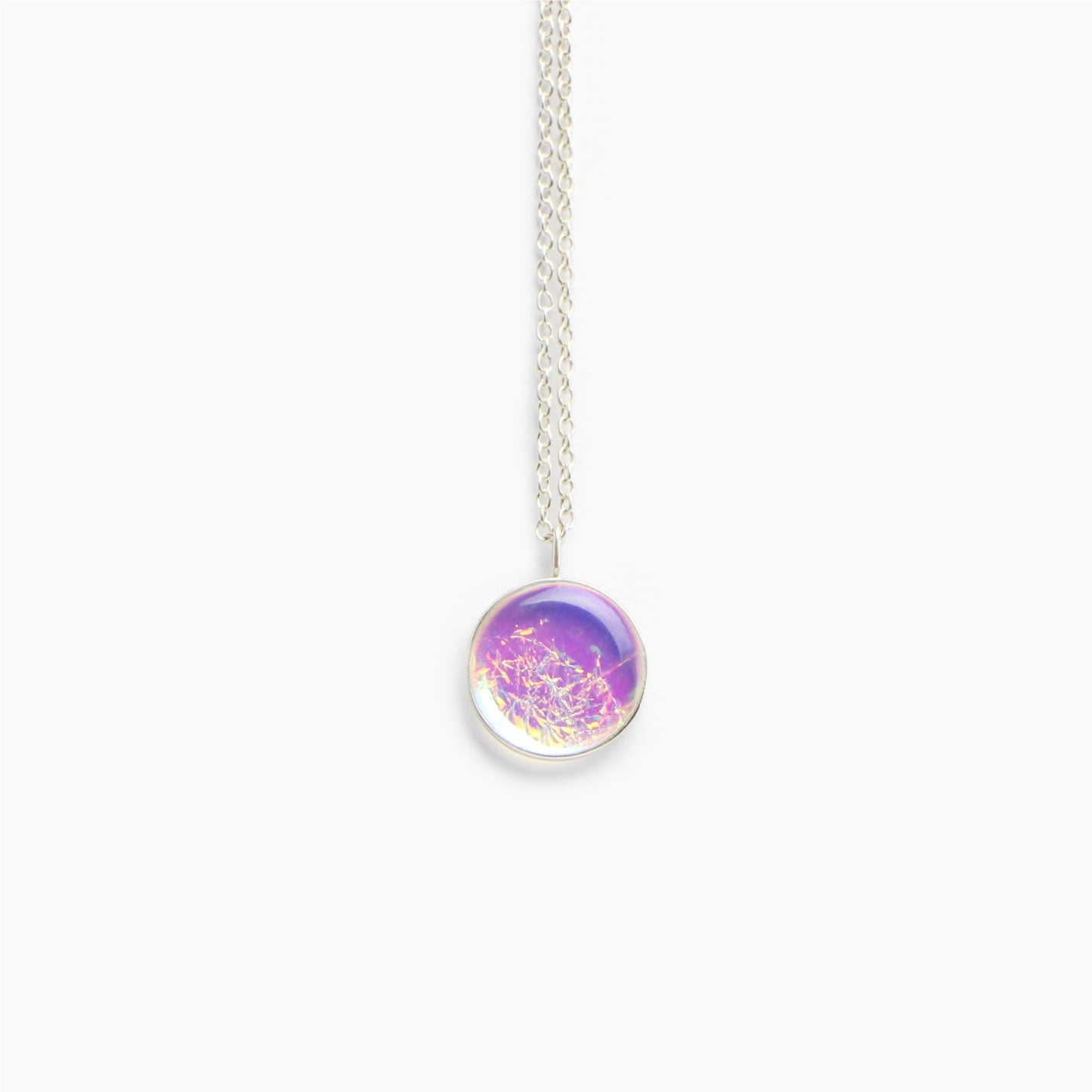 Luna Full Moon Necklace - Lilac - Aisling Chou Studio