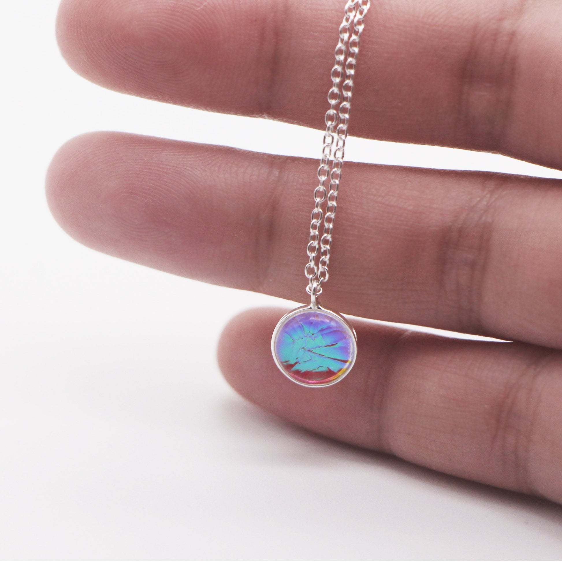 Luna Full Moon Necklace - Lilac - Aisling Chou Studio
