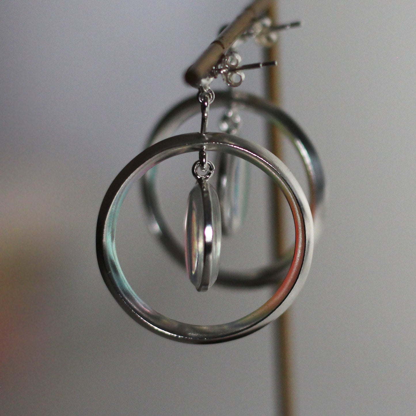 Luna Saturn Drop Earrings - Aisling Chou Studio