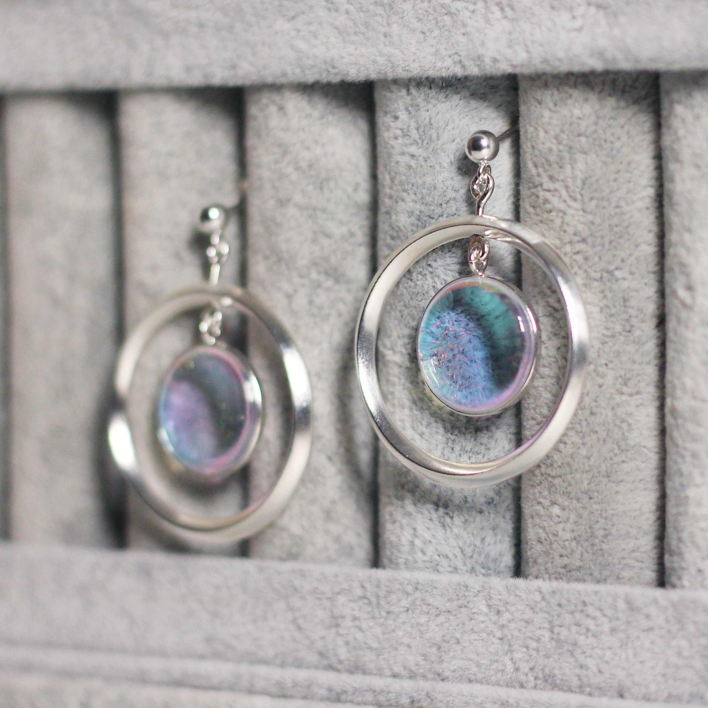 Luna Saturn Drop Earrings - Aisling Chou Studio