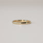Moonlight Hammered Ring - 9ct / 18ct Gold, side view - Aisling Chou Studio