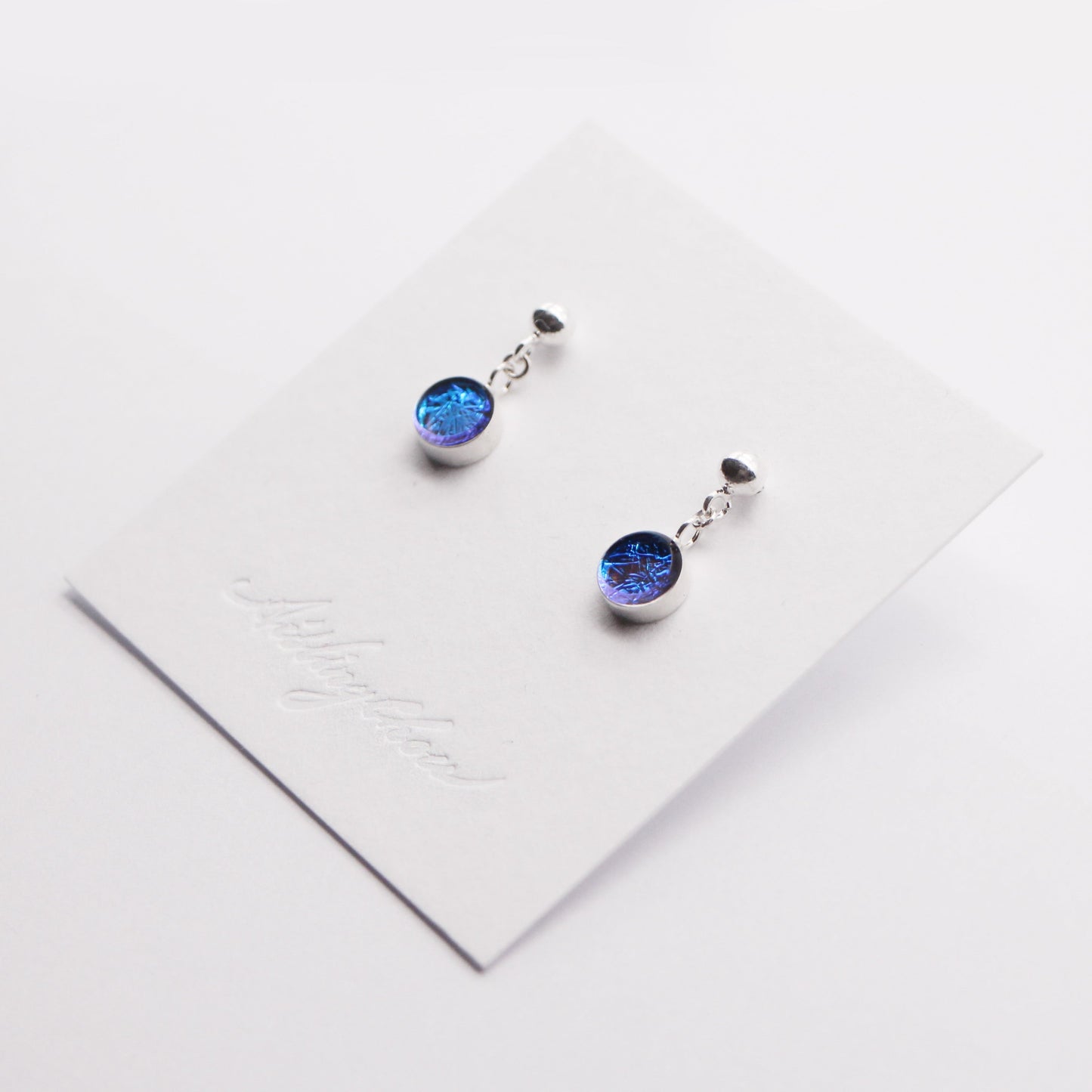 Nebula Small Drop Earrings - Aurora - Aisling Chou Studio