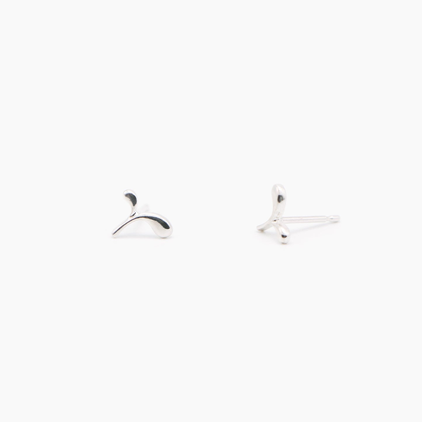 Seedling Stud Earrings - Silver - Aisling Chou Studio
