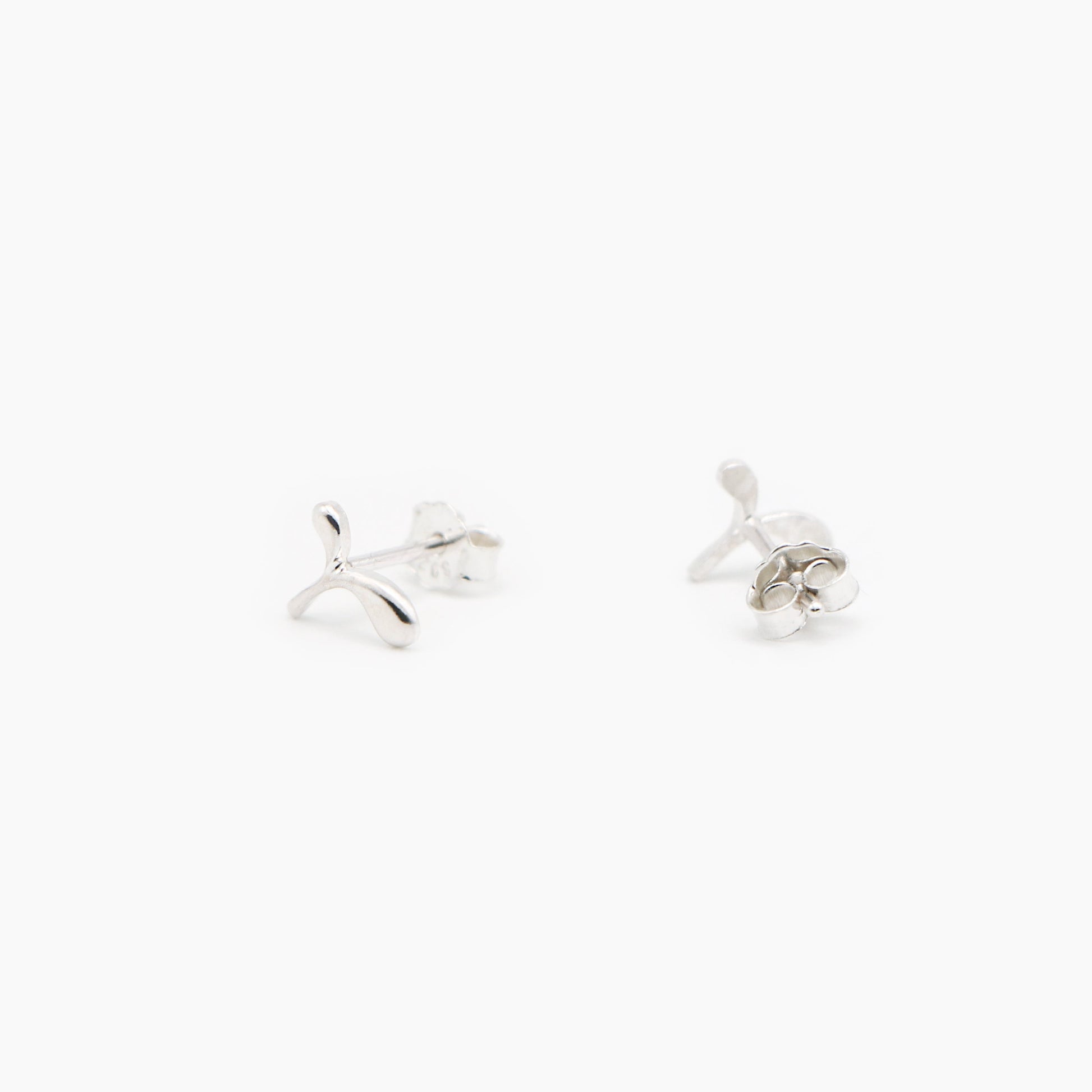 Seedling Stud Earrings - Silver - Aisling Chou Studio