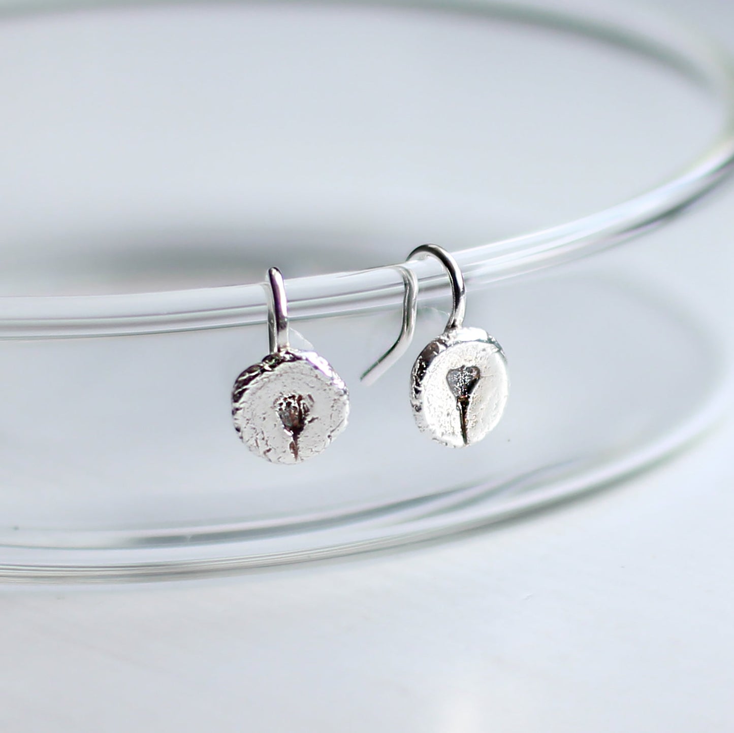 Shepherd's Purse Litter Earrings - Silver - Aisling Chou Studio