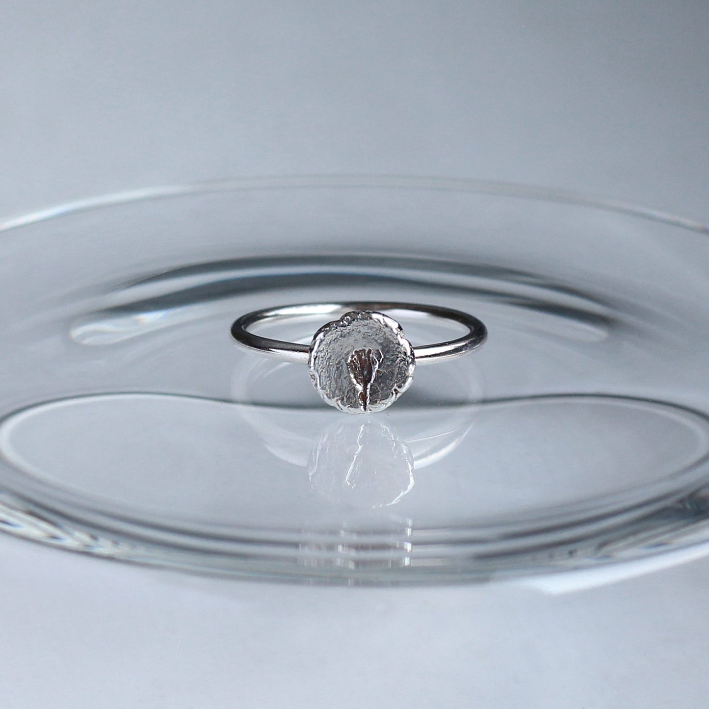 Shepherd's Purse Little Flower Ring - Silver - Aisling Chou Studio