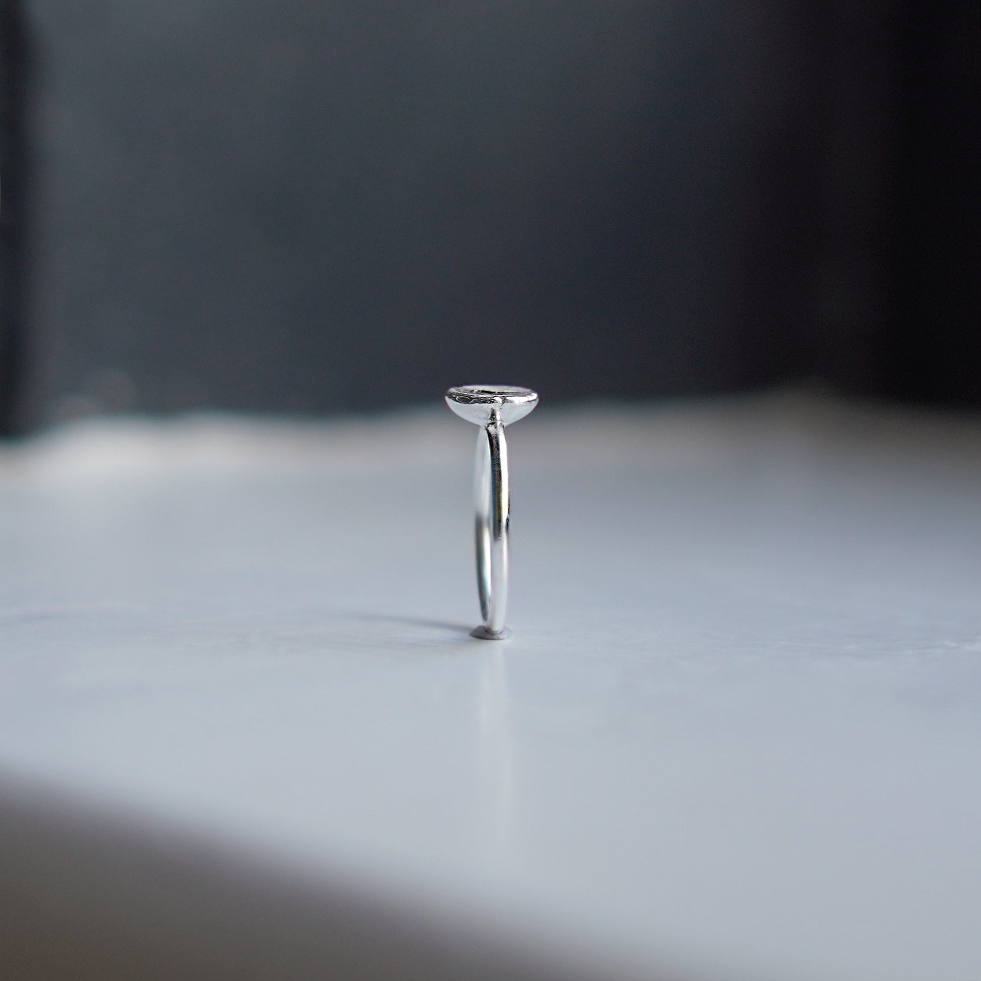 Shepherd's Purse Little Flower Ring - Silver - Aisling Chou Studio