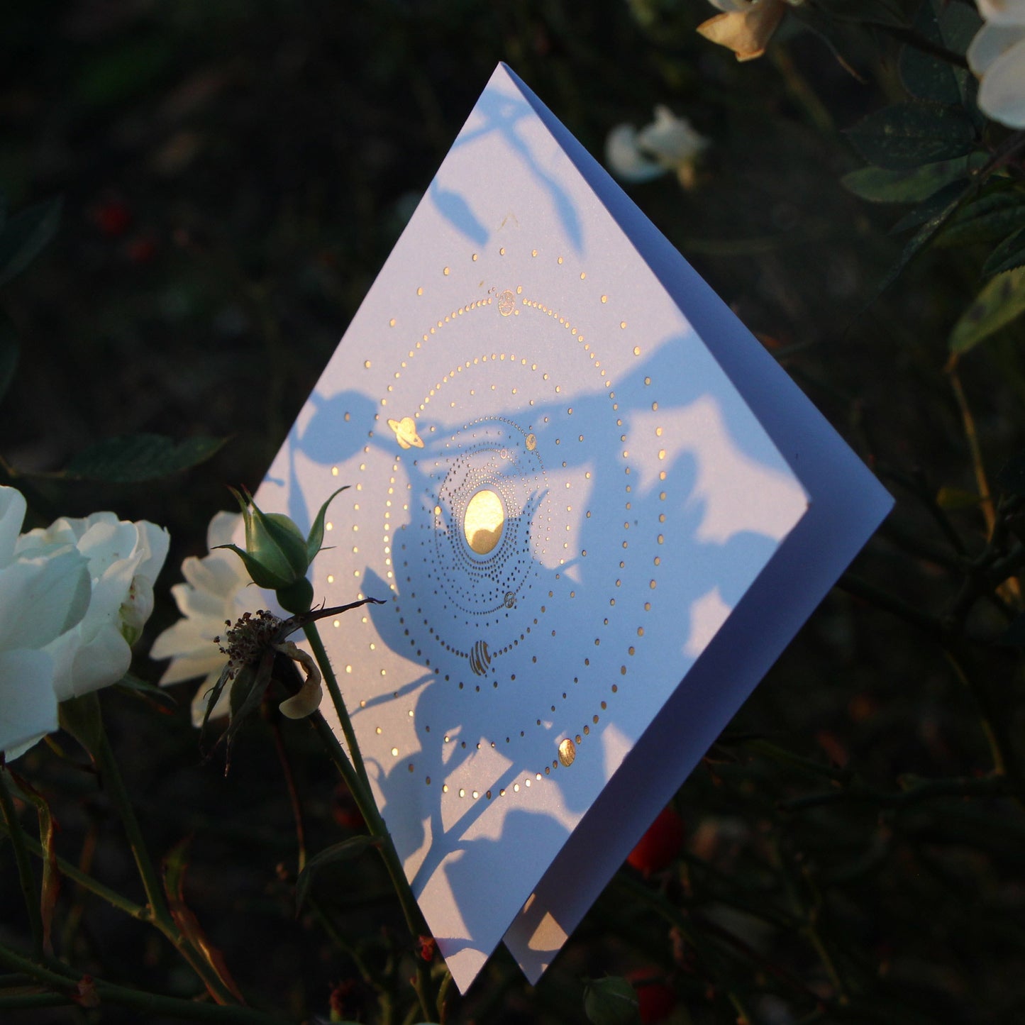 Solar System Greeting Card - Gold Foil - Aisling Chou Studio