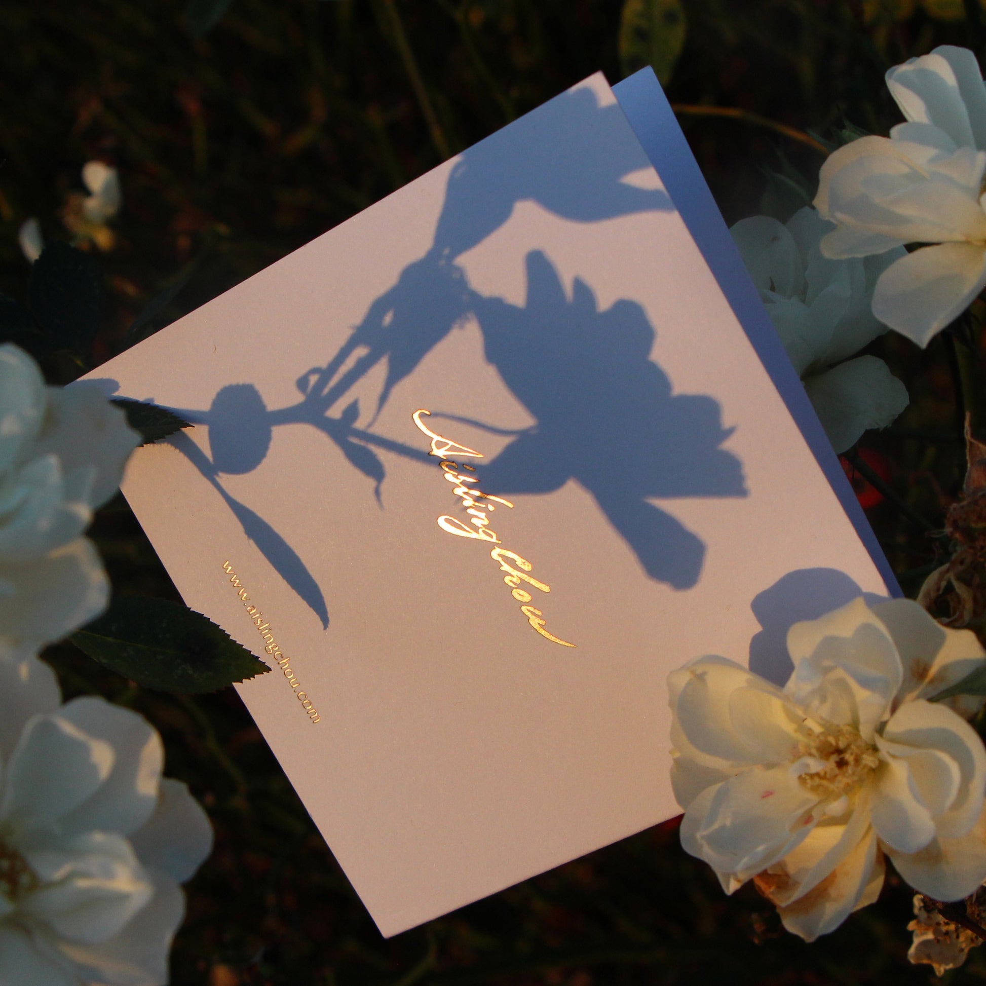 Solar System Greeting Card - Gold Foil - Aisling Chou Studio