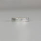 Sunshine Hammered Texture Band - Silver Hammered, other angle - Aisling Chou Studio