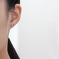 ZZ Stud Earrings - Silver - Aisling Chou Studio